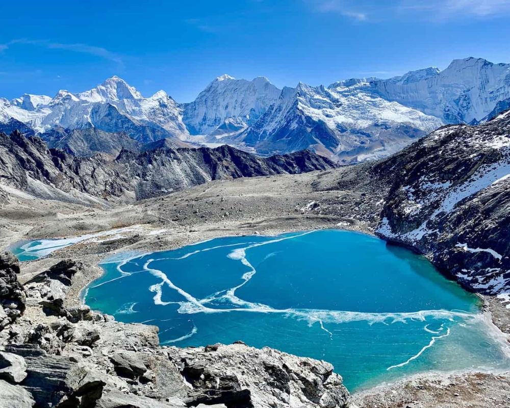 view from kongma la pass